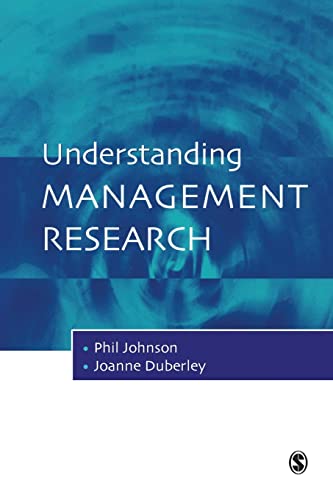 Understanding Management Research: An Introduction to Epistemology von Sage Publications